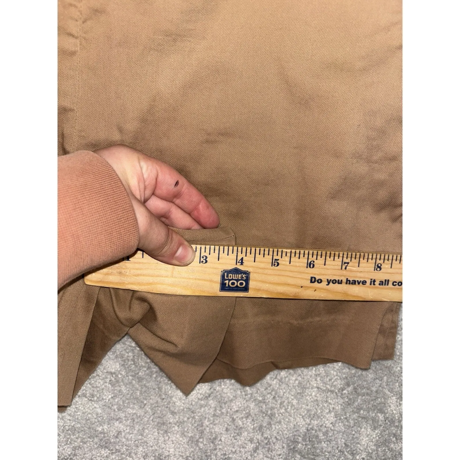 Everlane Khaki‎ High Waist Size 6 Side Zip up Shorts Pockets - Image 11