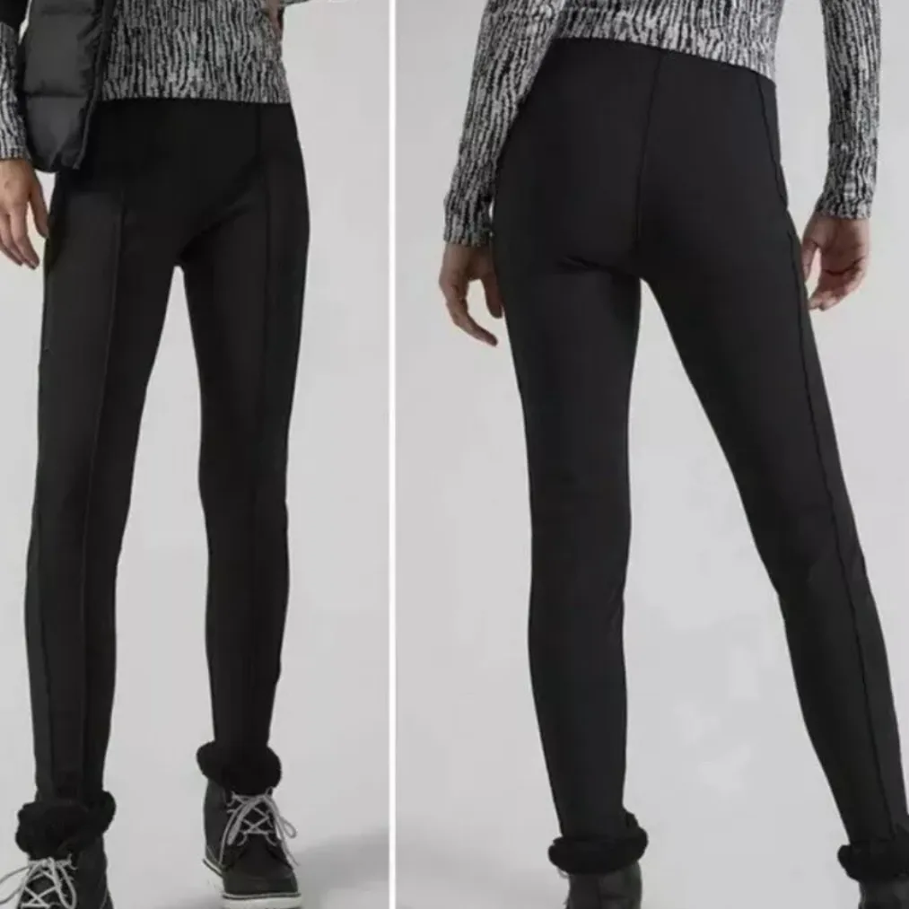 Athleta Glacier Snow Skinny High Rise Ankle Pants Black Size 4 - Image 2