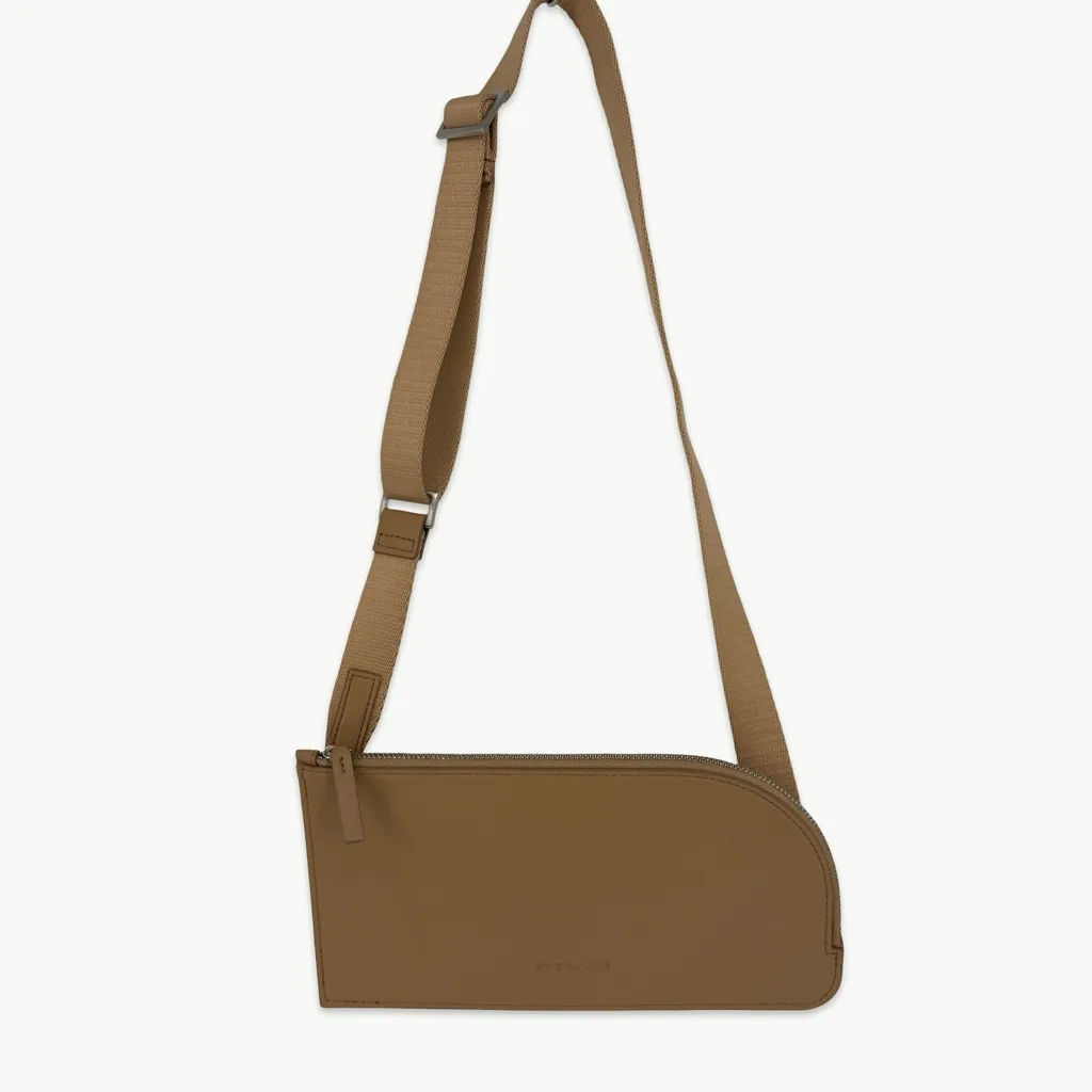 Everlane The Cactus Leather Sling Small Crossbody Bag | OS | Cashew Tan - Image 13