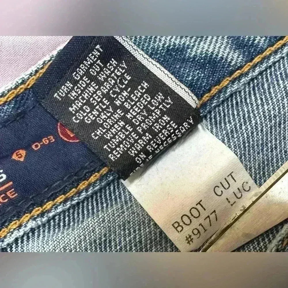 Vintage Limited Too Jeans USA Beaded Floral Boho Bootcut Jeans Women’s 6R Y2K - Image 11