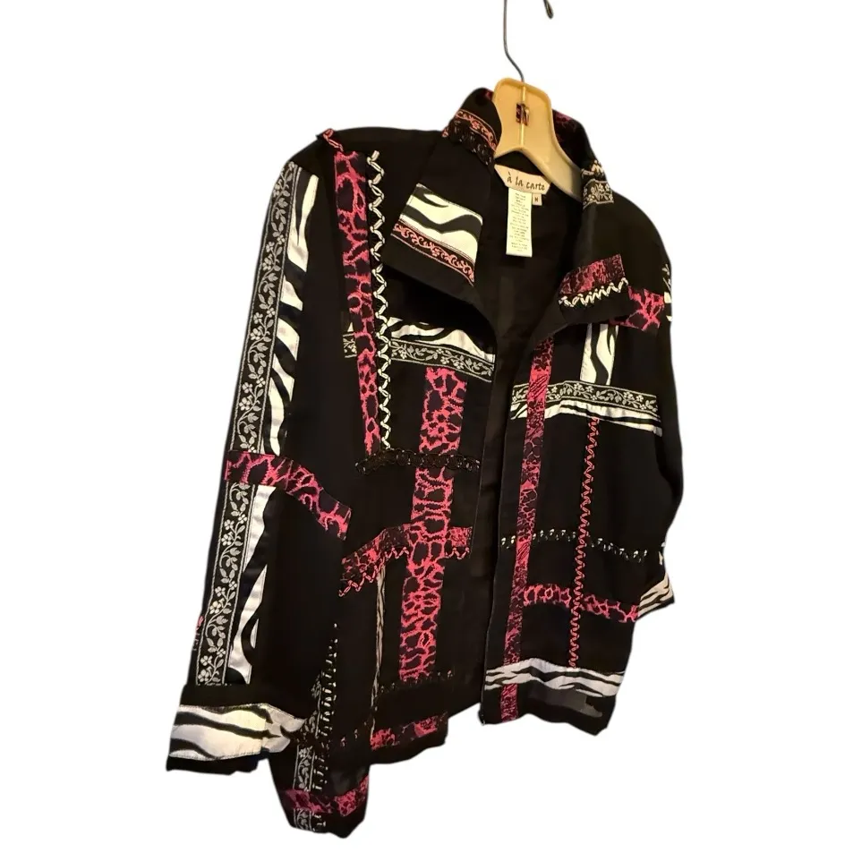 Vintage A La Carte Jacket Pink Size M - Image 3