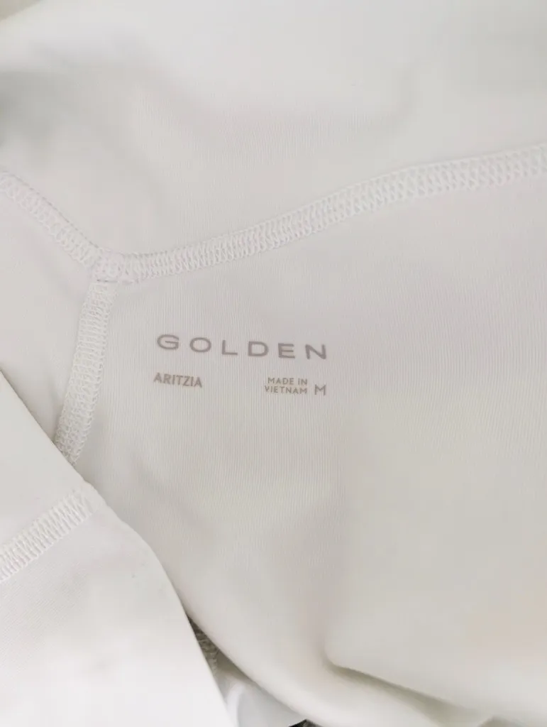 Aritzia TNA Golden MoveTech Cheeky Pleated Score Tennis Skirt White Mini Medium - Image 3