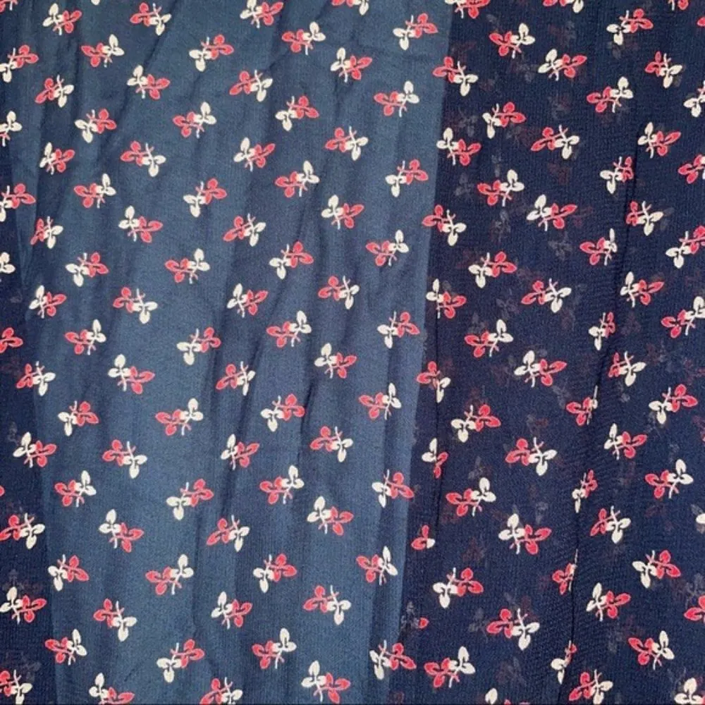 Reformation Wrap Dress Black and Ditzy Floral Print size XS - Image 9