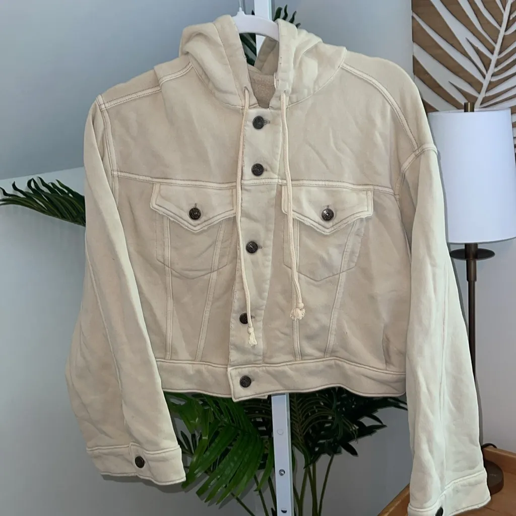 Free People‎ Dreamers Cropped Knit Jacket - Image 8