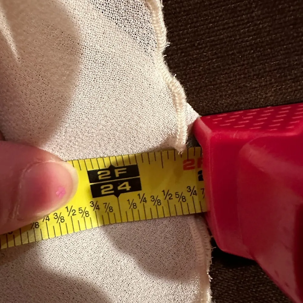 Ann Hobbs For Cattiva Cream Sheer Shoulder Pads Dimond Sequence & Pearls Sz M/L Size L - Image 16