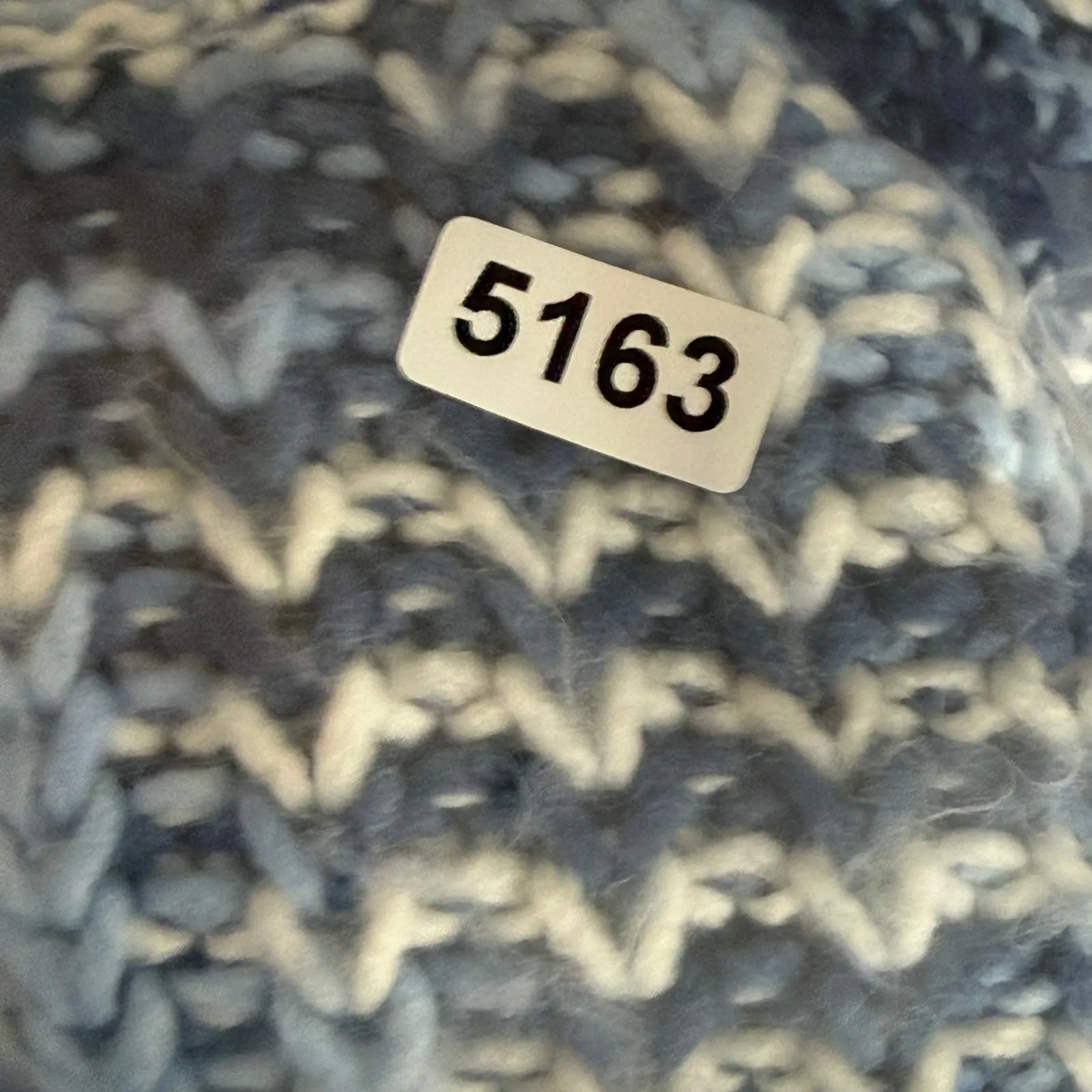 STAUD Benny Dusk Blue Striped Turtleneck Sweater Size Small - Image 9