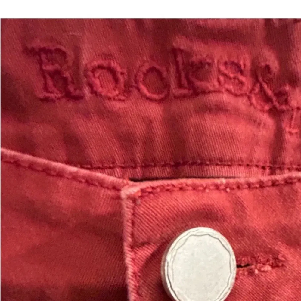 Rocks & Indigo Women's High Rise Skinny Jeans Red Size 8 Denim - Image 4