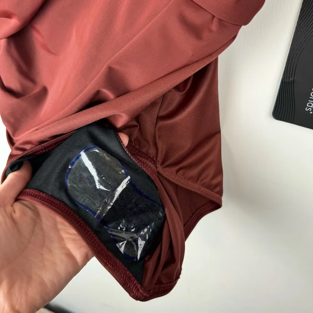 NWT Miraclesuit Rock Solid Revele One Piece Swimsuit Sz 16 Brown - Image 10