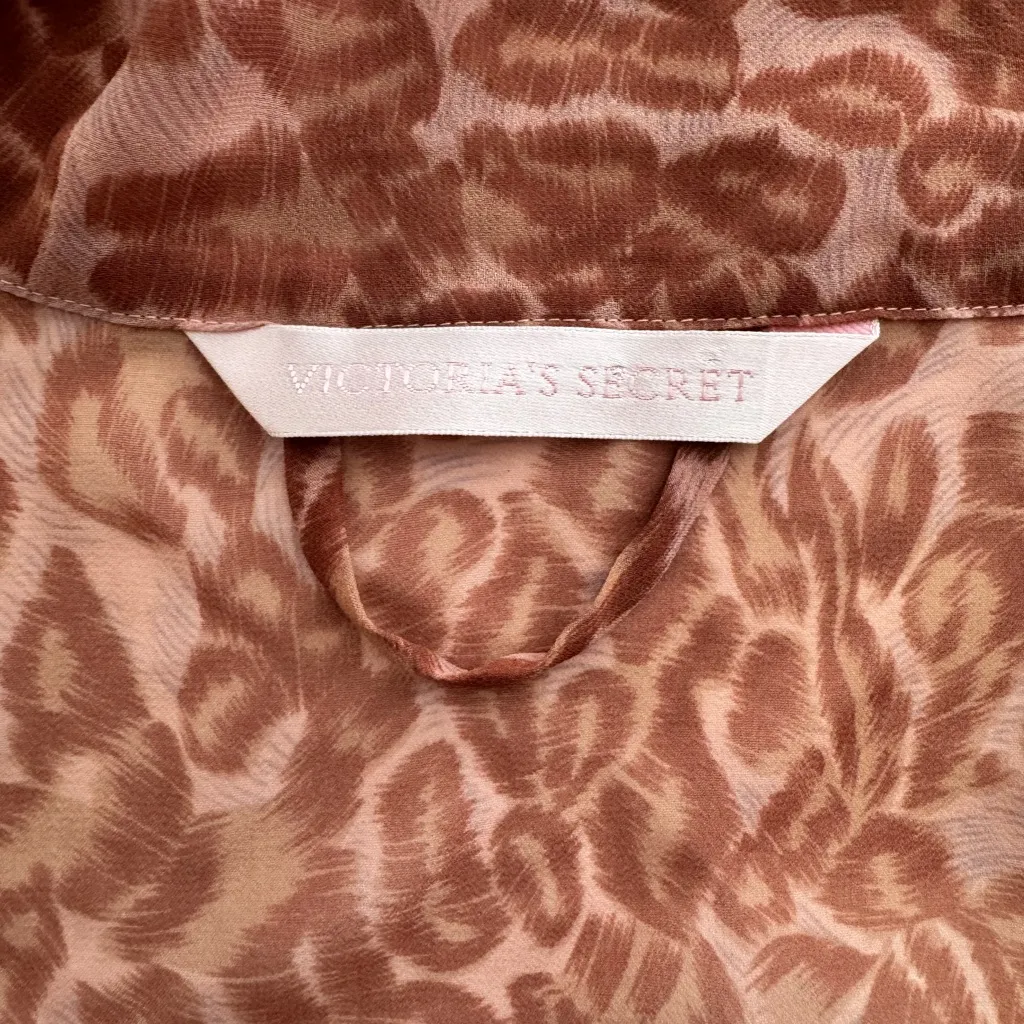 Victoria’s Secret Cheetah Print Women's Robe/Kimono One Size - Image 3