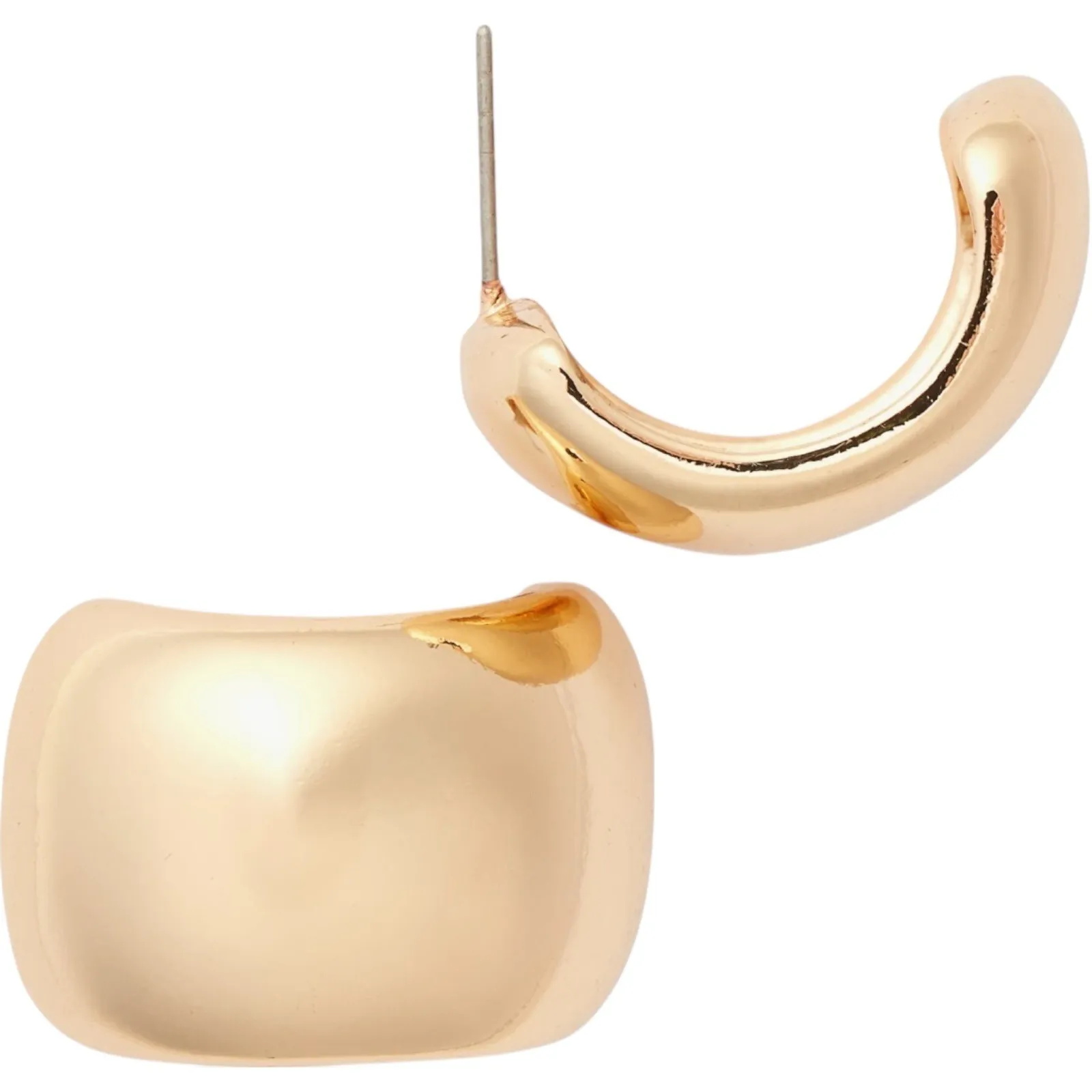 Nordstrom Open Edit Earrings Lot Hoops Gold Silver Two Tone Orb Drop Mixed Metal - Image 4