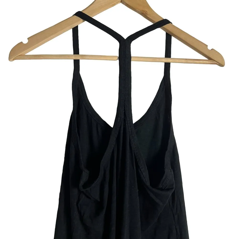 J.Crew Black Relaxed Cotton Slub Sleeveless Tank Mini Dress Size Small - Image 9