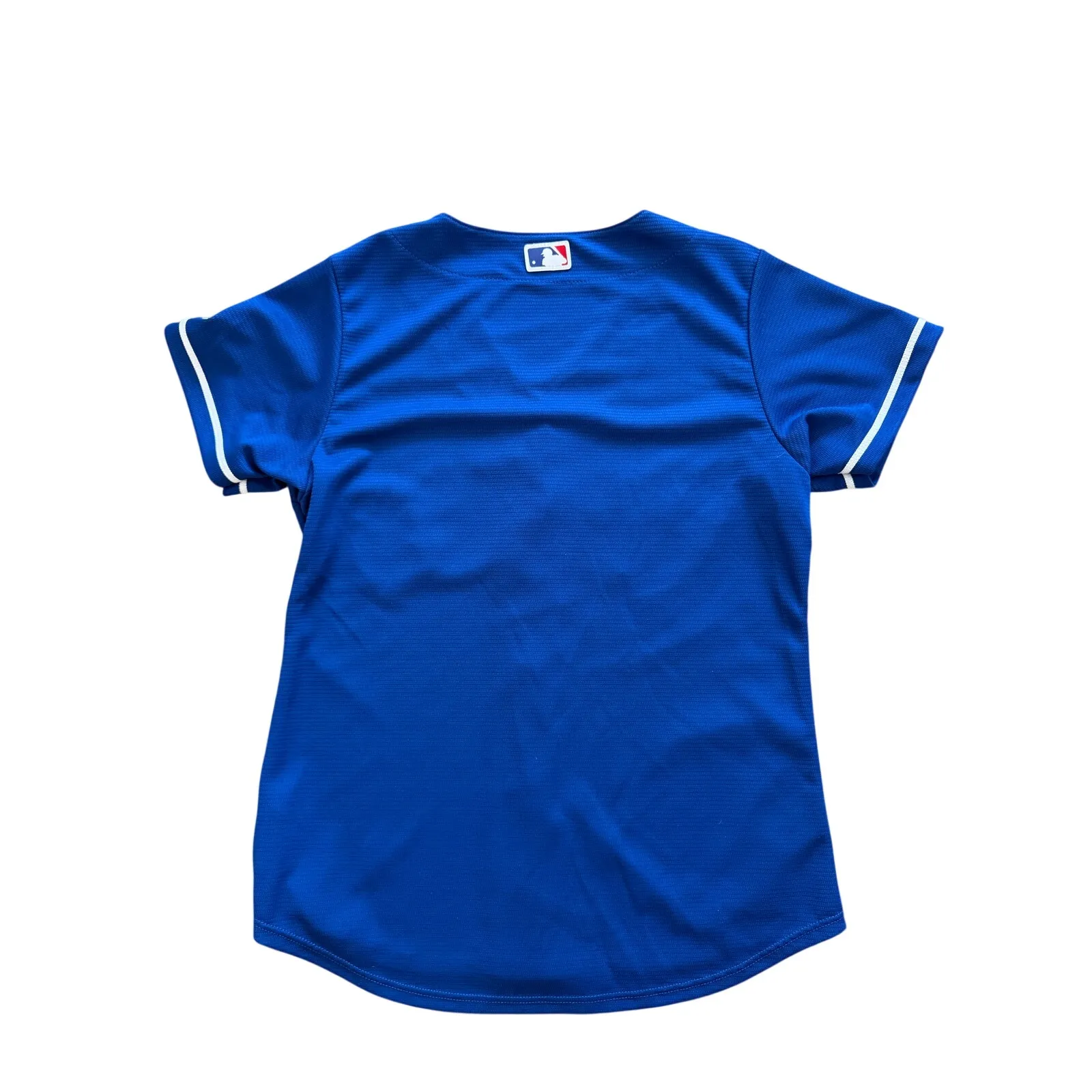 Texas Rangers 3 Women's Shirt Lot Baseball Jersey Style Majestic S M Red Blue - Image 4