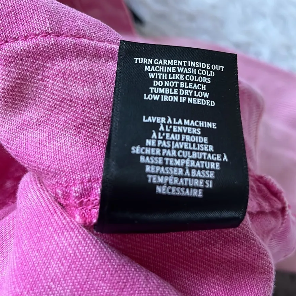 Blank Nyc Women’s Cotton Raspberry Sorbet denim Shacket size XS - Image 8