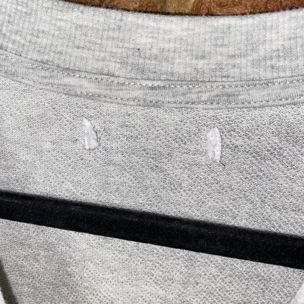 Coca Cola Gray Embroidered Crew Neck Sweatshirt Women's Size XS - Image 3