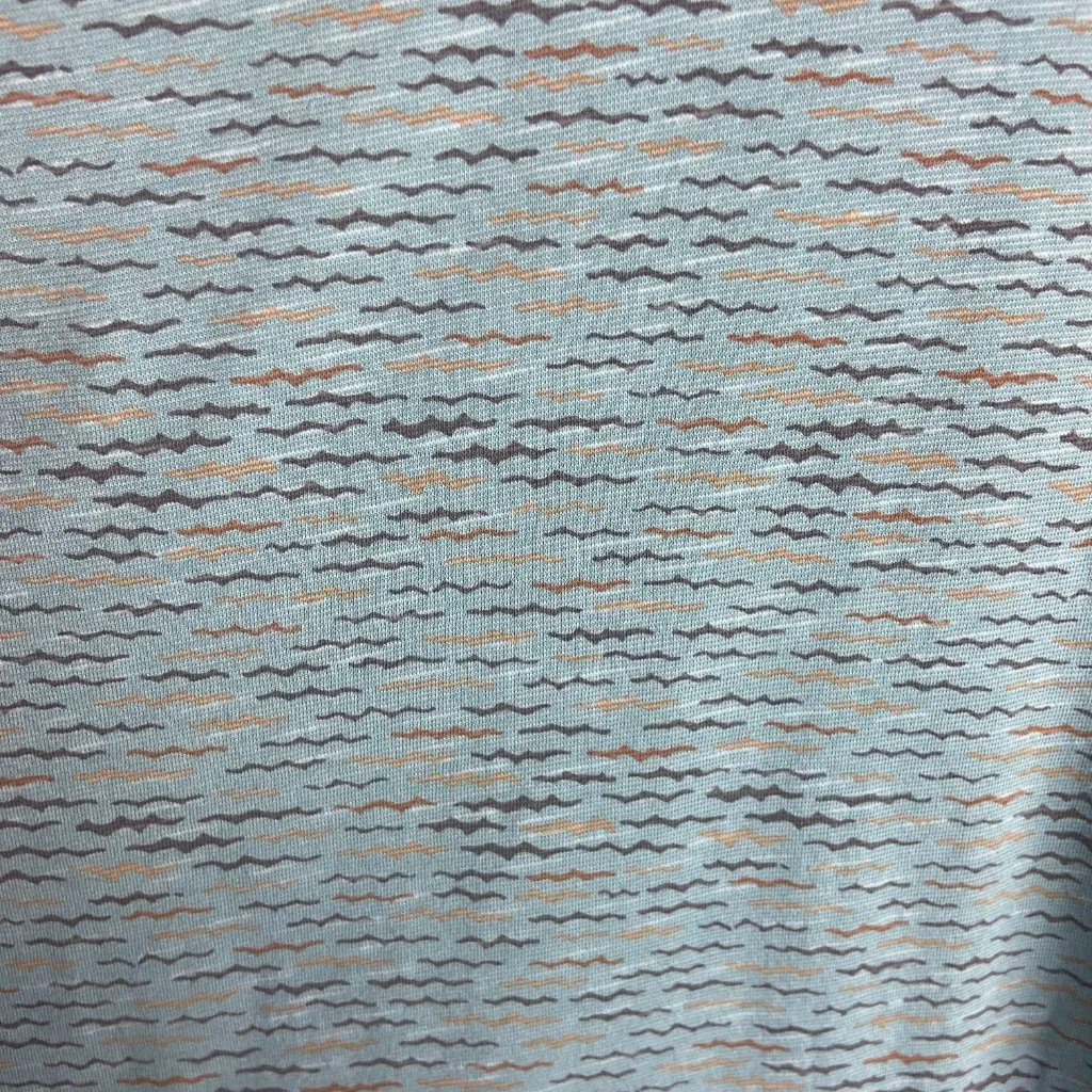 Toad and Co Size L Tamaya Dos 3/4 Sleeve Tunic Top Organic Cotton Casual Blue Size L - Image 2