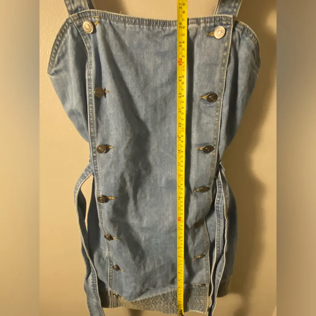 90’s style nature brand denim Jumper dress Medium - Image 7