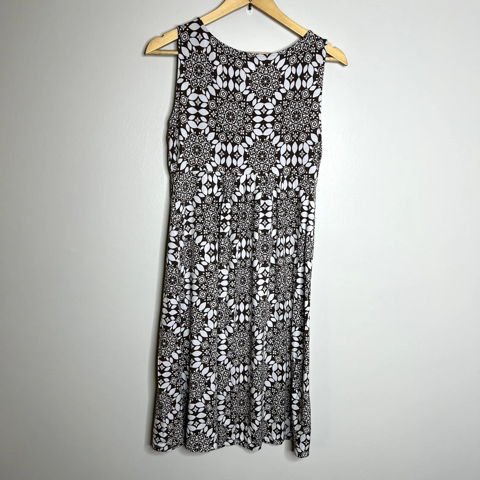 St John's Bay Brown Patterned Tank Dress - Image 5