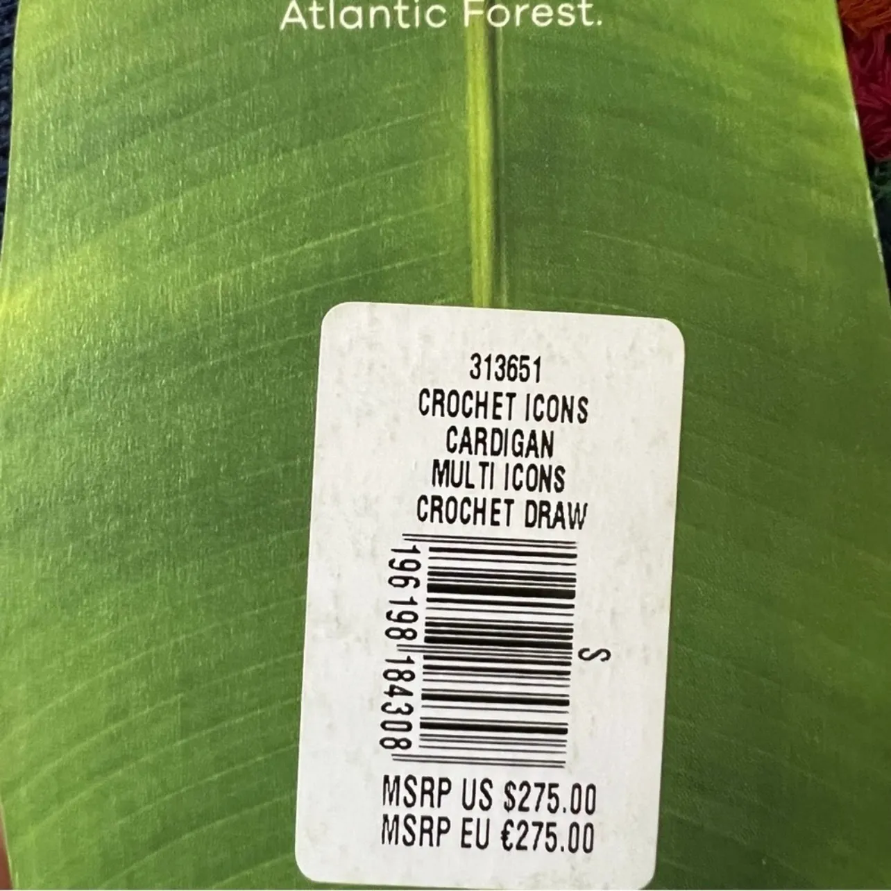 FARM Rio Crochet Icons Cardigan multicolored size S blue red pink - Image 6