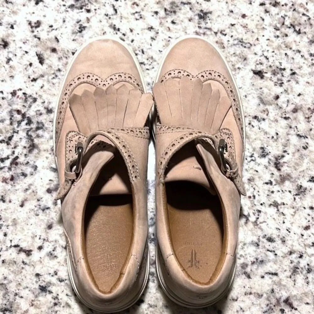 Frye Shoes Women's Frye Gemma Kiltie Suede Sneaker‎ Blush Pink Size 6 - Image 5