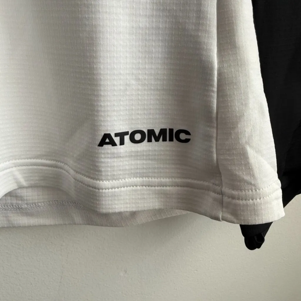 NWT Atomic White & Black Snowcloud Fleece Zip - Image 10