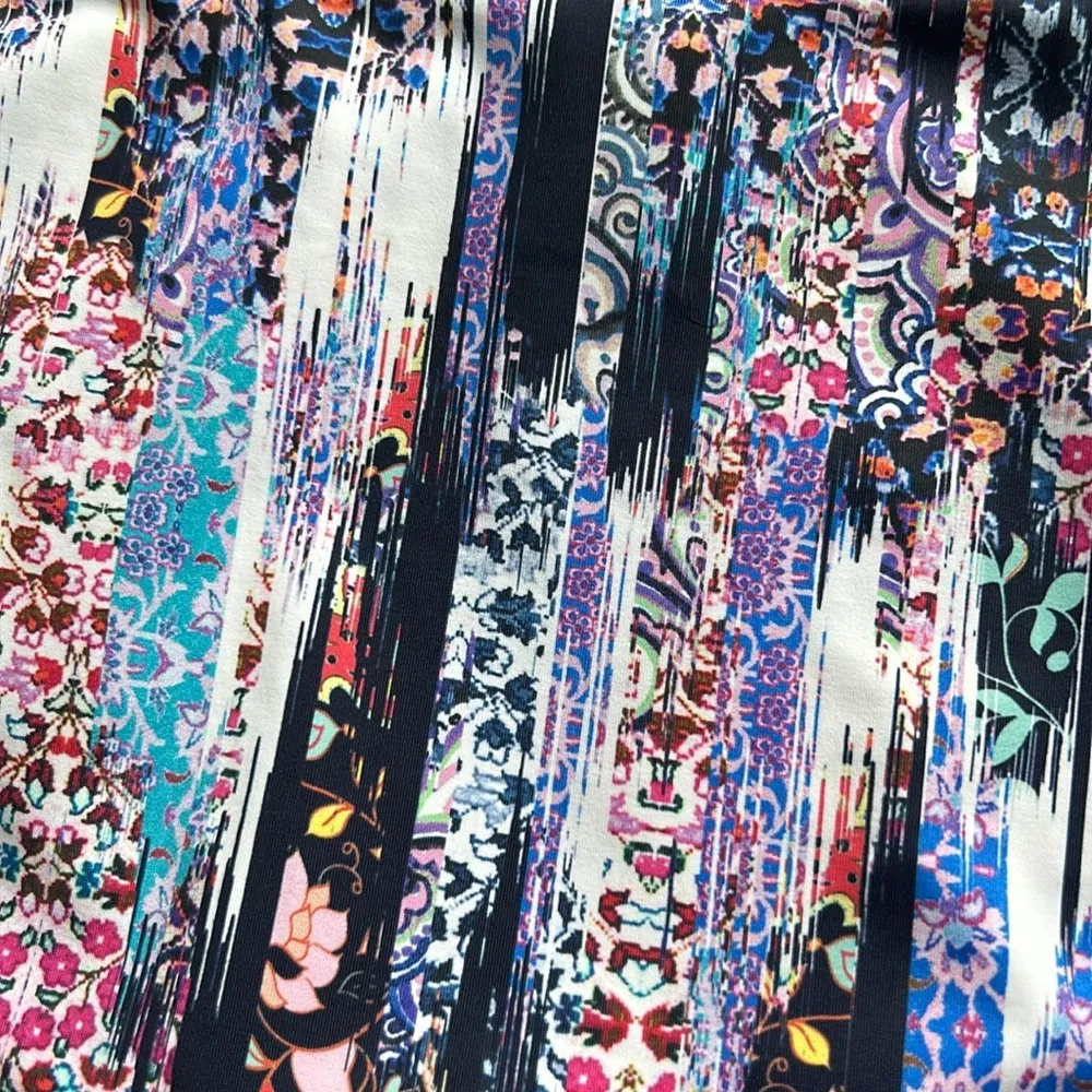 Sunseeker Australia Floral Microfibre Bikini Swim Bottom Sz 14 NWT White - Image 8