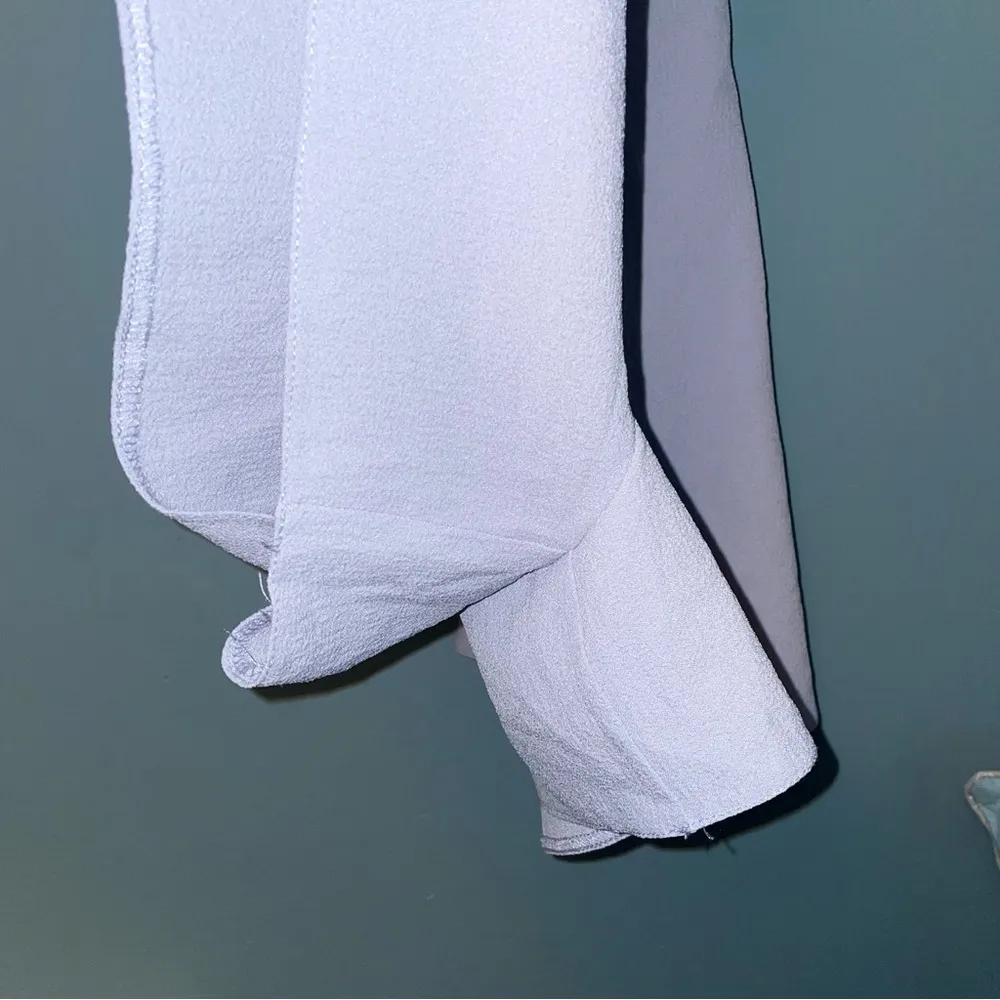 Miss Selfridge  Short Sleeve Light Blue Cutout Back Romper Size 6 - Image 3