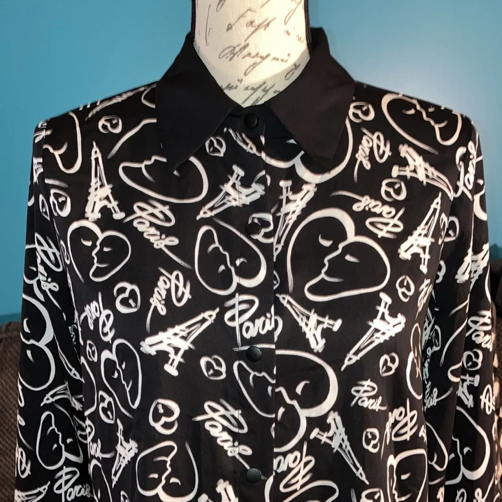 🎉4 for $20 Catherine Malandrino Button Down Blouse, Small - Image 2