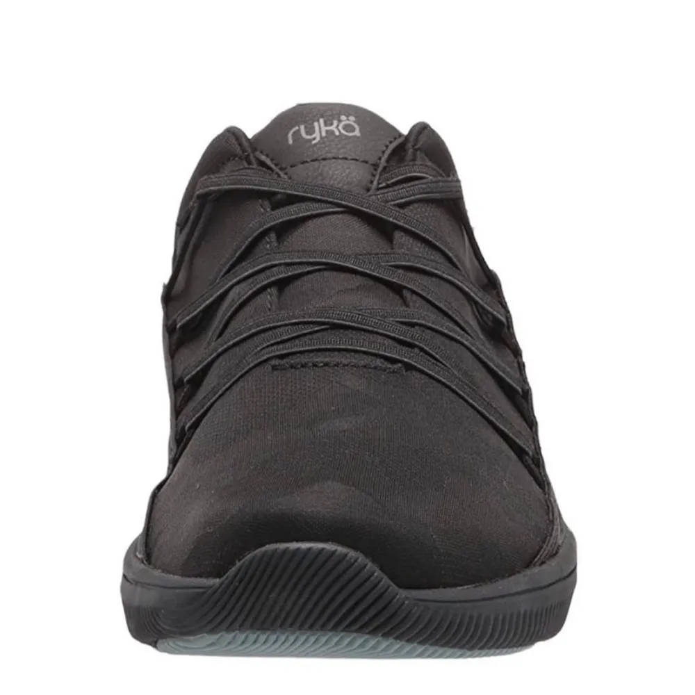 RYKA FATE Womens Bungie Cord Slip On Trainers Size 6 W Black New - Image 7