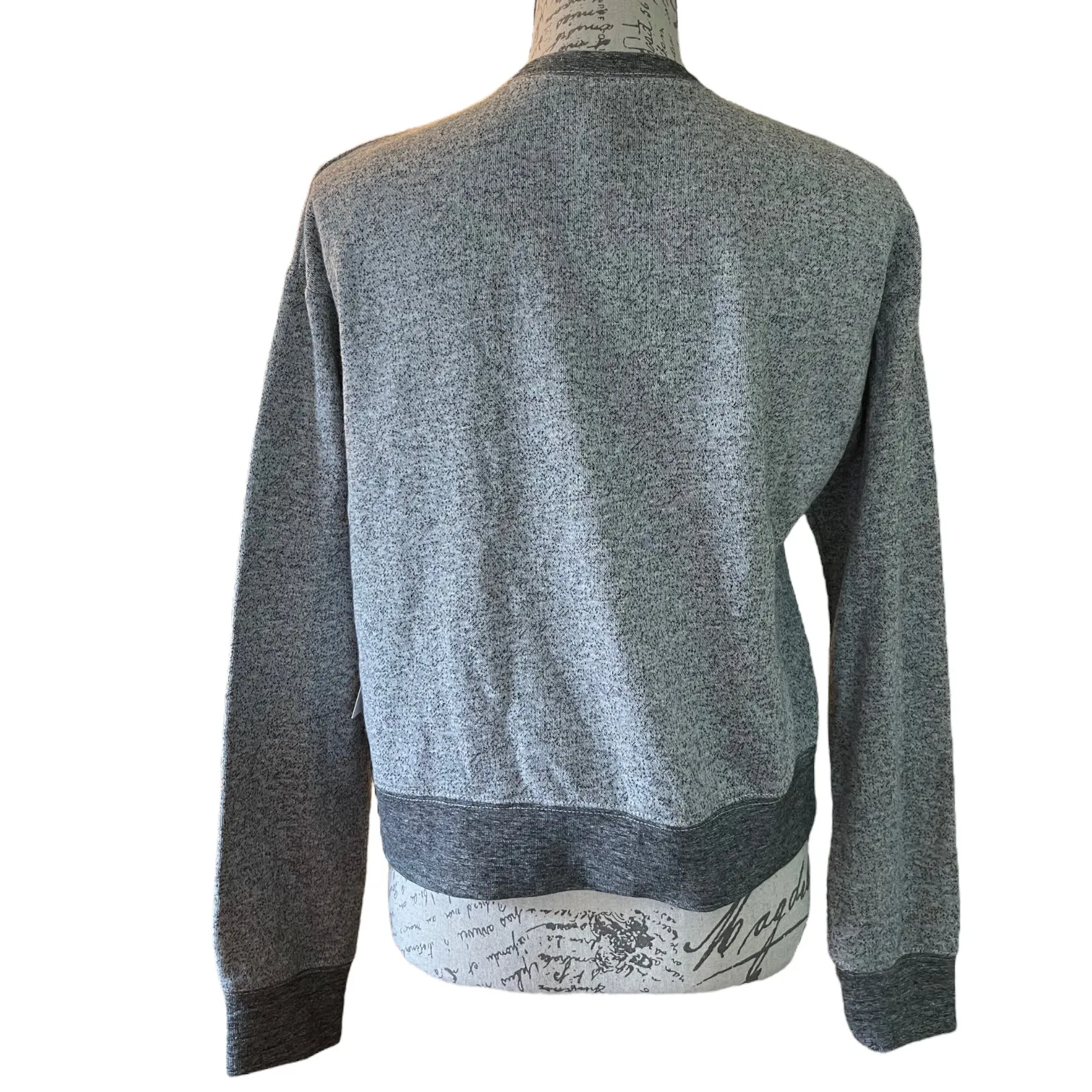 Zella Z By Zella NWT Gray Fitness Sweat Shirt Size X-Small - Image 2