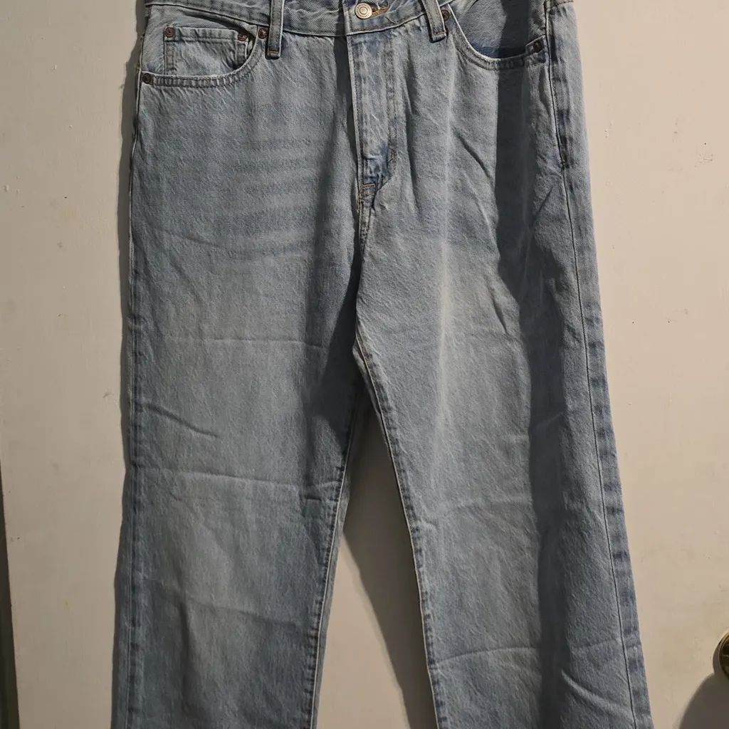 Aeropostale Light Blue Straight Leg Jeans - Image 6