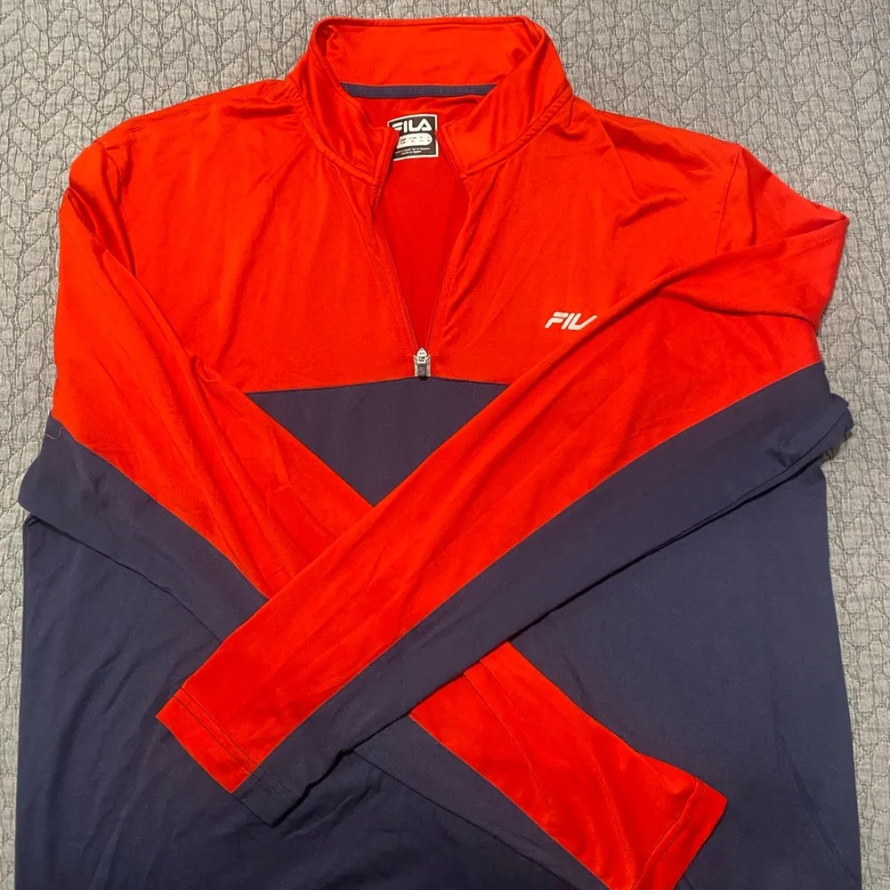 Colorblock half-zip up sweater - Image 7