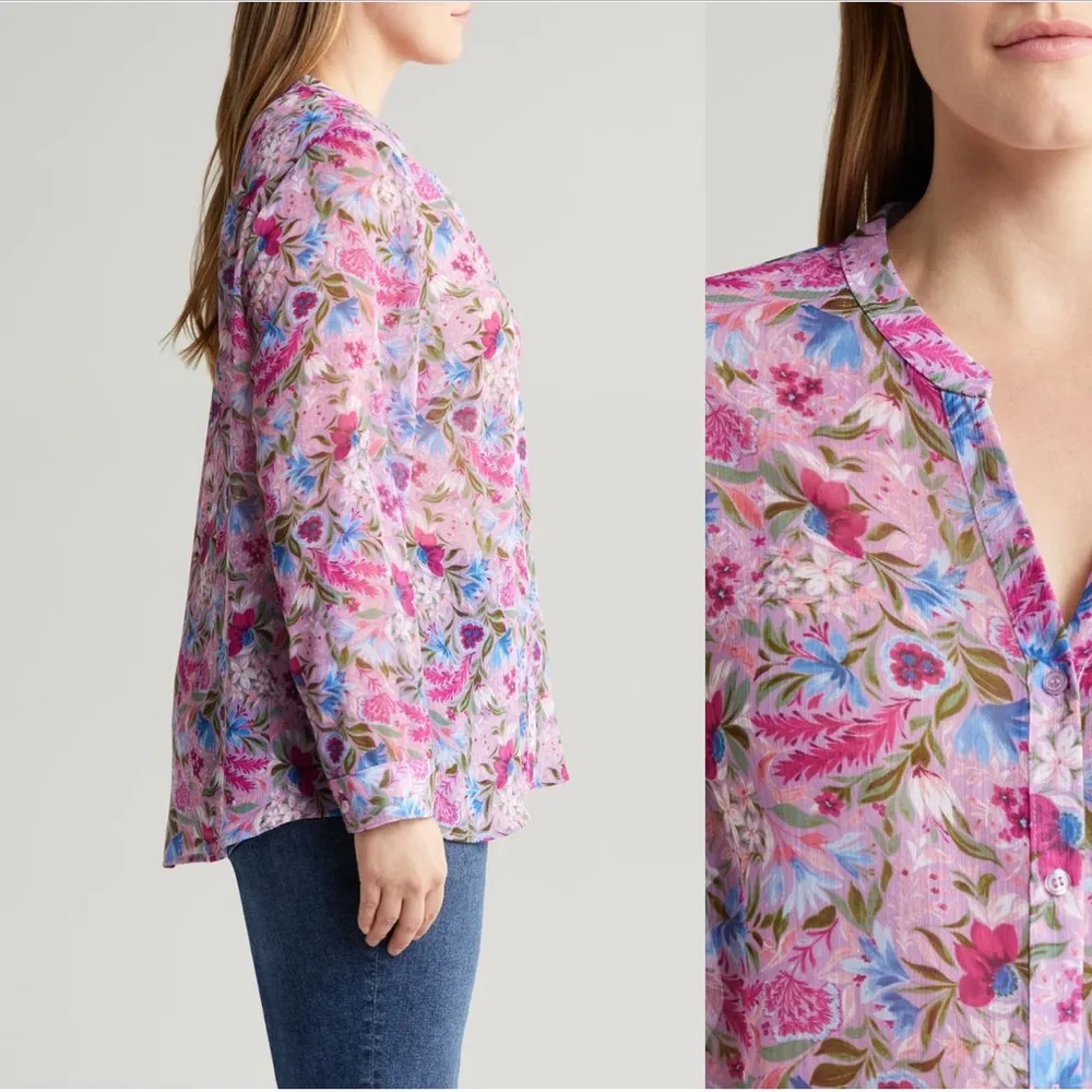 Jasmine Roll Sleeve Top - Image 2