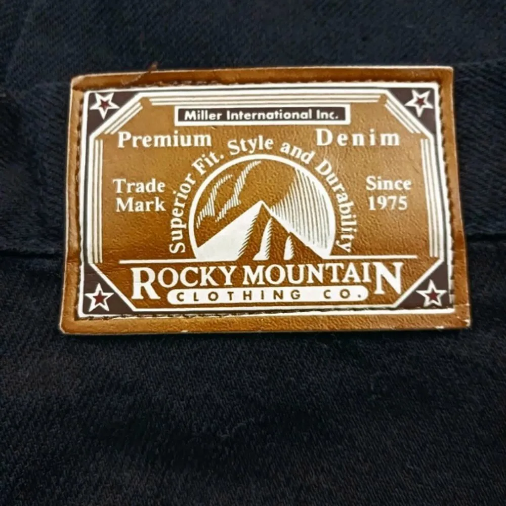 J866 EUC Rockies 13" High Rise Jeans size 13/14 Waist 30 Black - Image 7