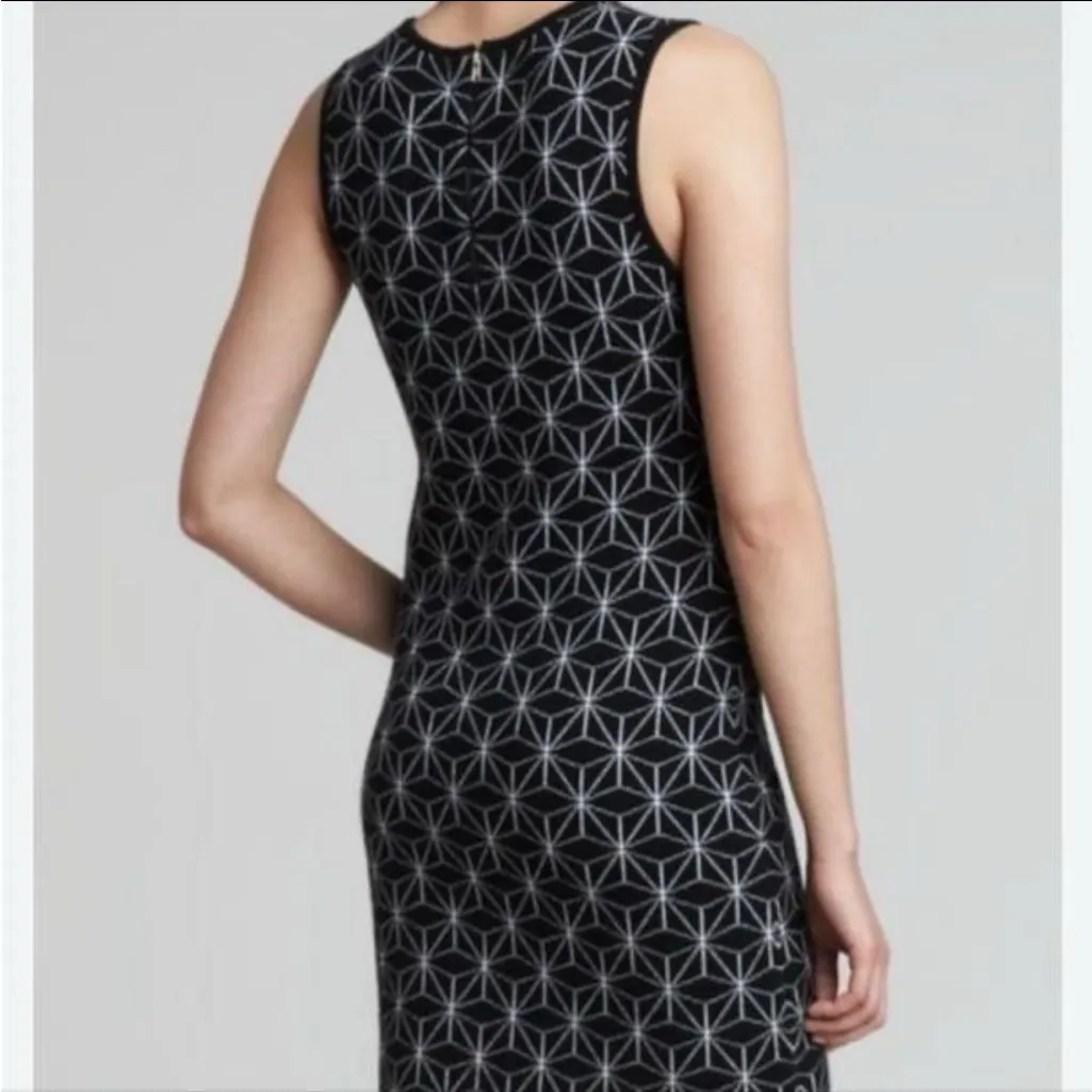 Alice + Olivia Bentley 3D Printed Knit Dress - Image 2