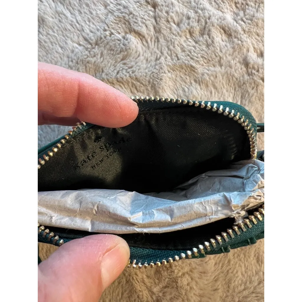 Kate Spade Teal Wristlet Wallet With Card Slot & Detachable Strap - Image 5