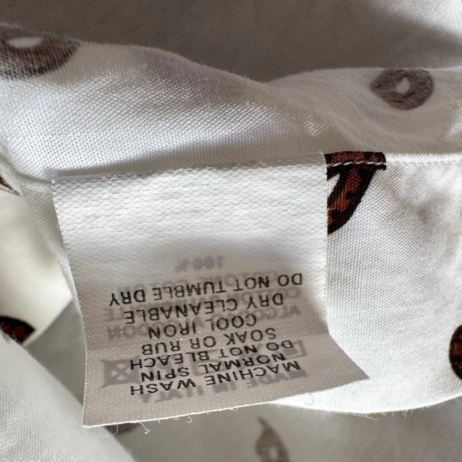 Etro Spa Shirt Womens 39 Paisley Button Down Cotton Designer Classic Italy Brown Size 8 - Image 6