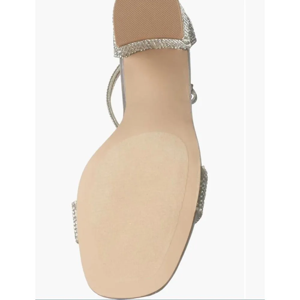 Steve Madden Spark Embellished Ankle Strap Sandal (Women) - Image 5