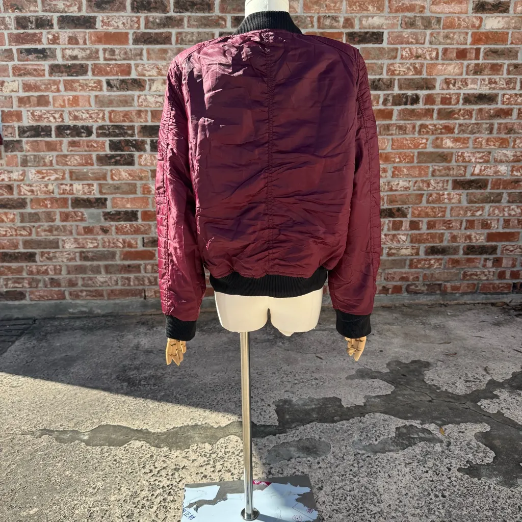 Y2K Southpole Juniors maroon varsity satin jacket / Jr XL / Excellent condition Purple Size undefined - Image 10