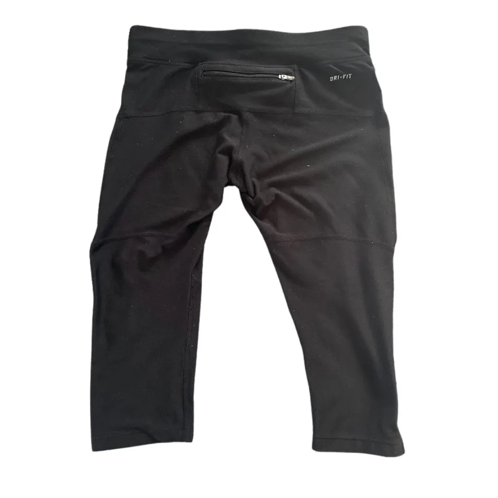 Nike Running Dri-Fit Cropped Black Legging Size small - Image 6
