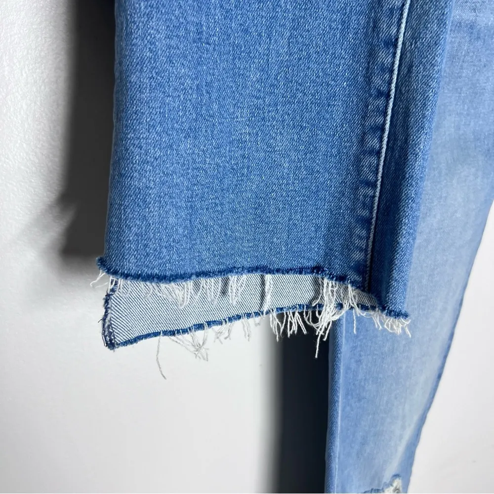 Mother The Insider Crop Step Fray Jeans Thrilling Shots Sz 25 Blue - Image 7