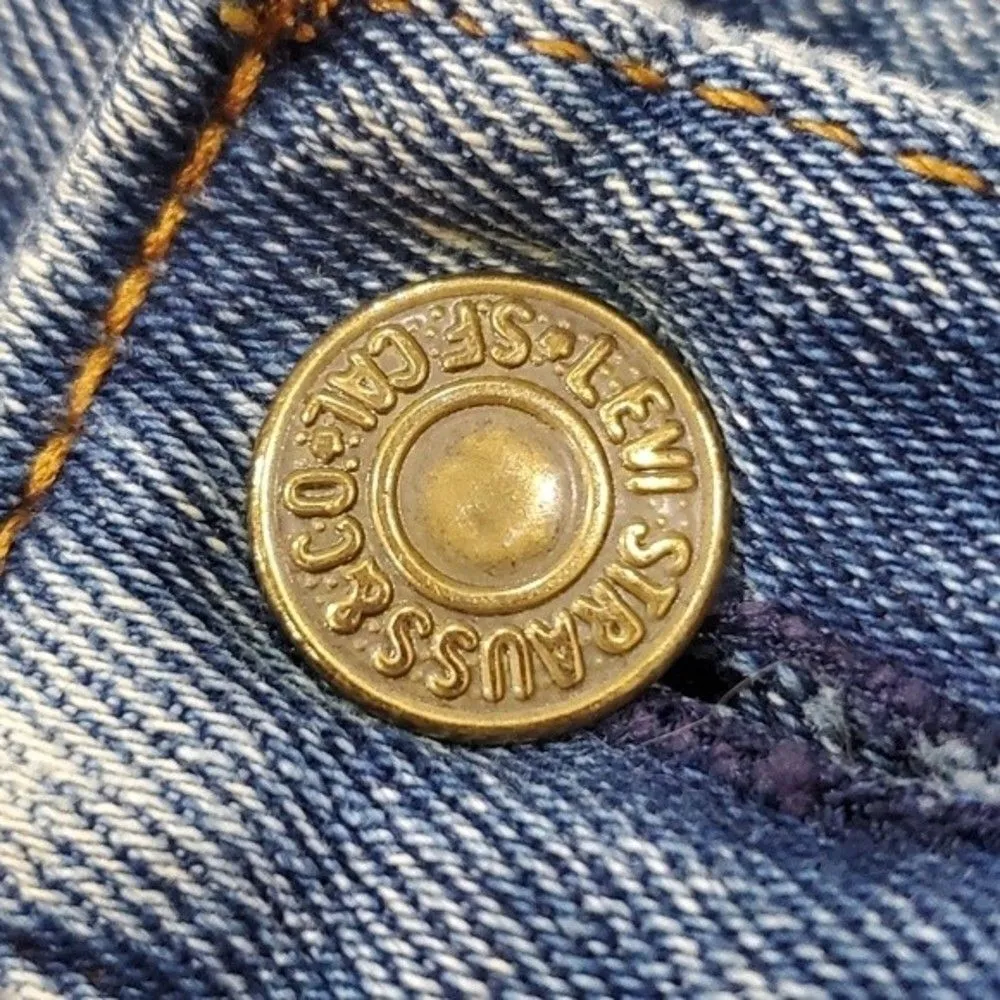 Levi’s 70’s Vintage 573 Orange Tab High Rise Jeans Size W29 L34 - Image 10