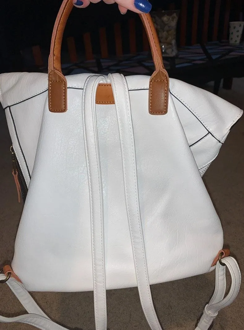 White ChillX Backpack Purse - Image 7