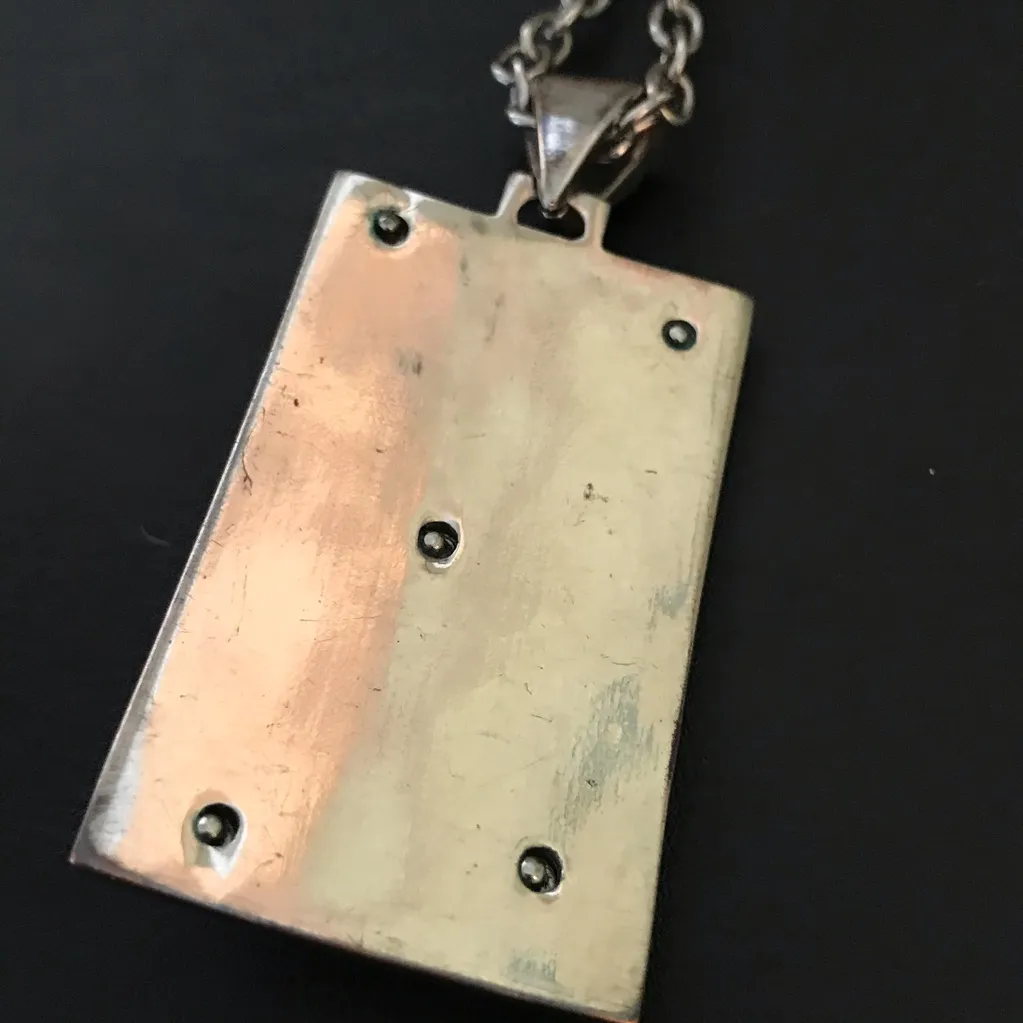 White House Black Market Necklace Silvertone - Image 6