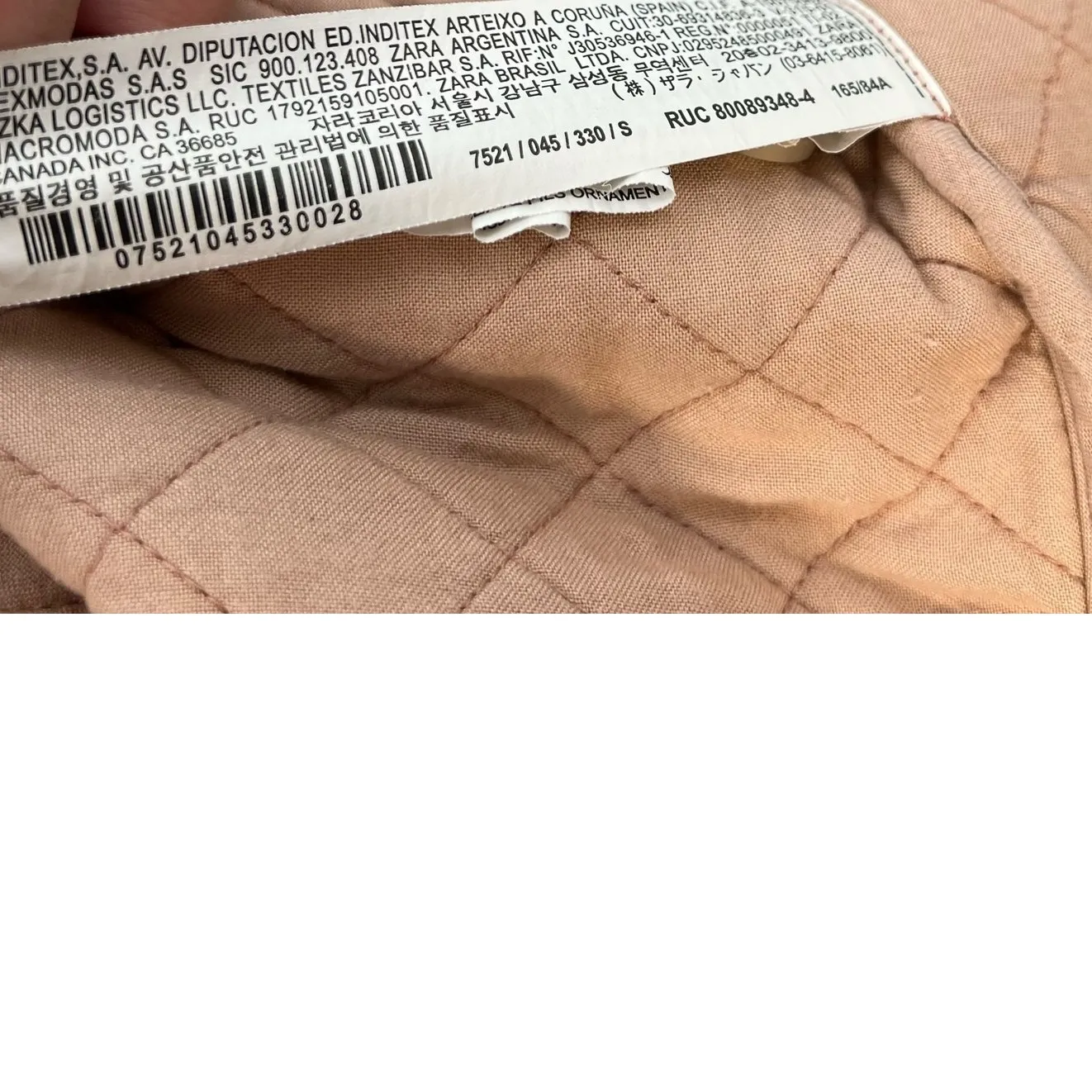 Zara Quilted Jacket Floral Paisley Print Patchwork Oversized Size Small - Image 14