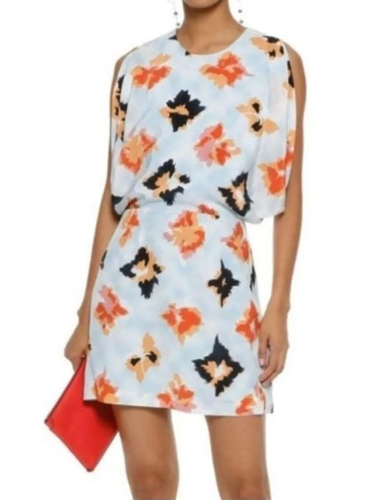 Opening Ceremony Bursting Diamond Silk Open Back Dress - Image 8