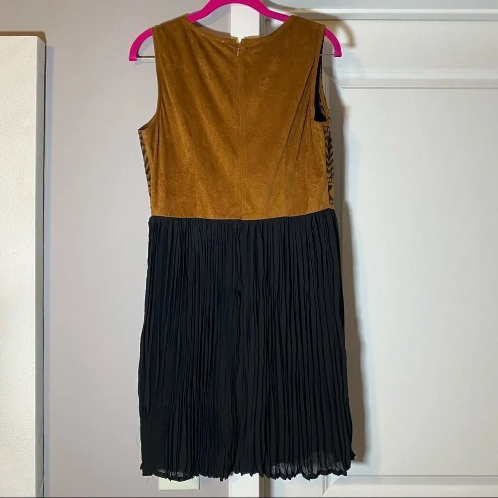 Hot & Delicious Faux Suede Dress Size M - Image 3