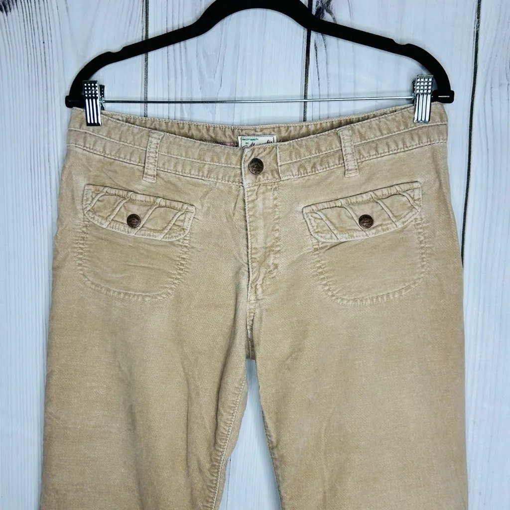 Abercrombie and Fitch Vintage Khaki Jeans Pants Sz 8 (32x31) Flare Low Rise Y2K - Image 2
