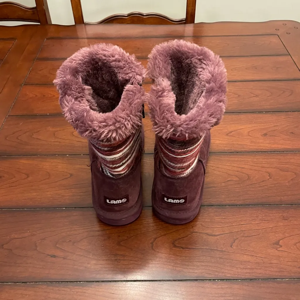 LAMO Eggplant Winter‎ Boots Size 9 - Image 4