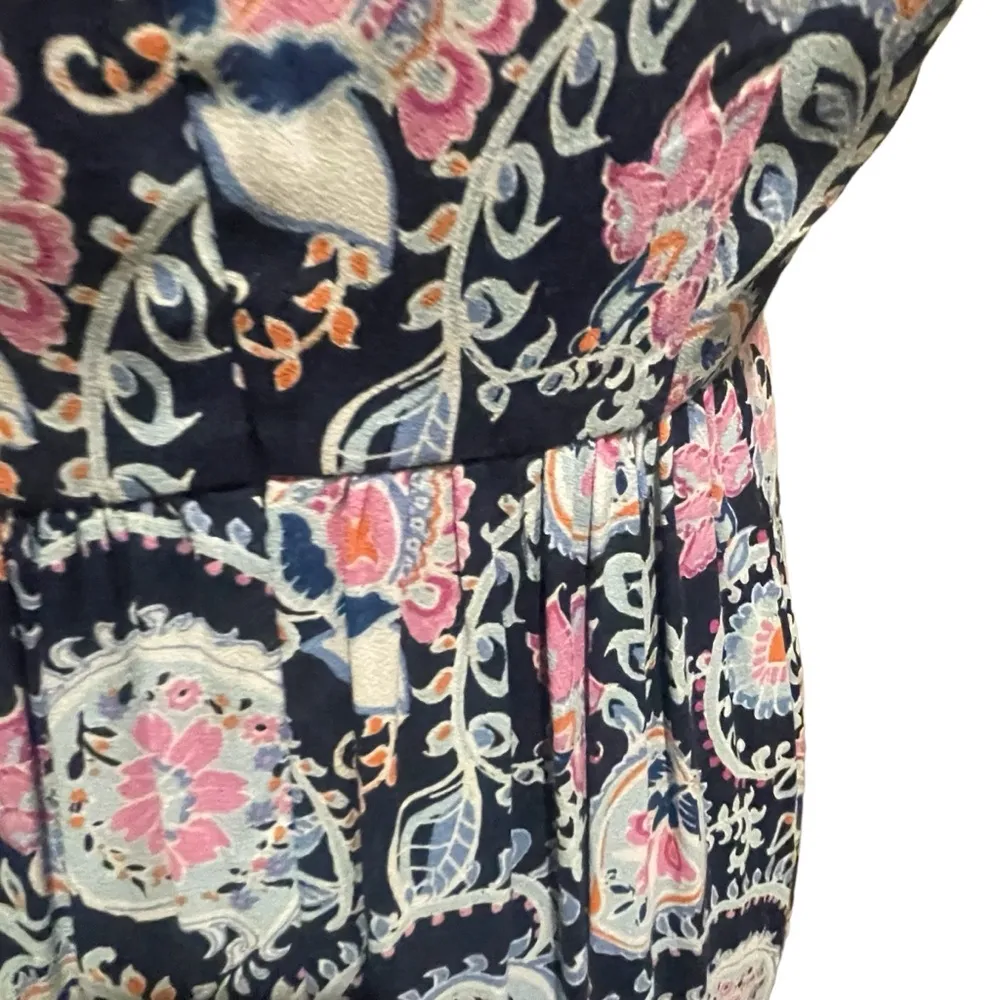 Talbots women’s Paisley floral sleeveless maxi dress size 4 - Image 5