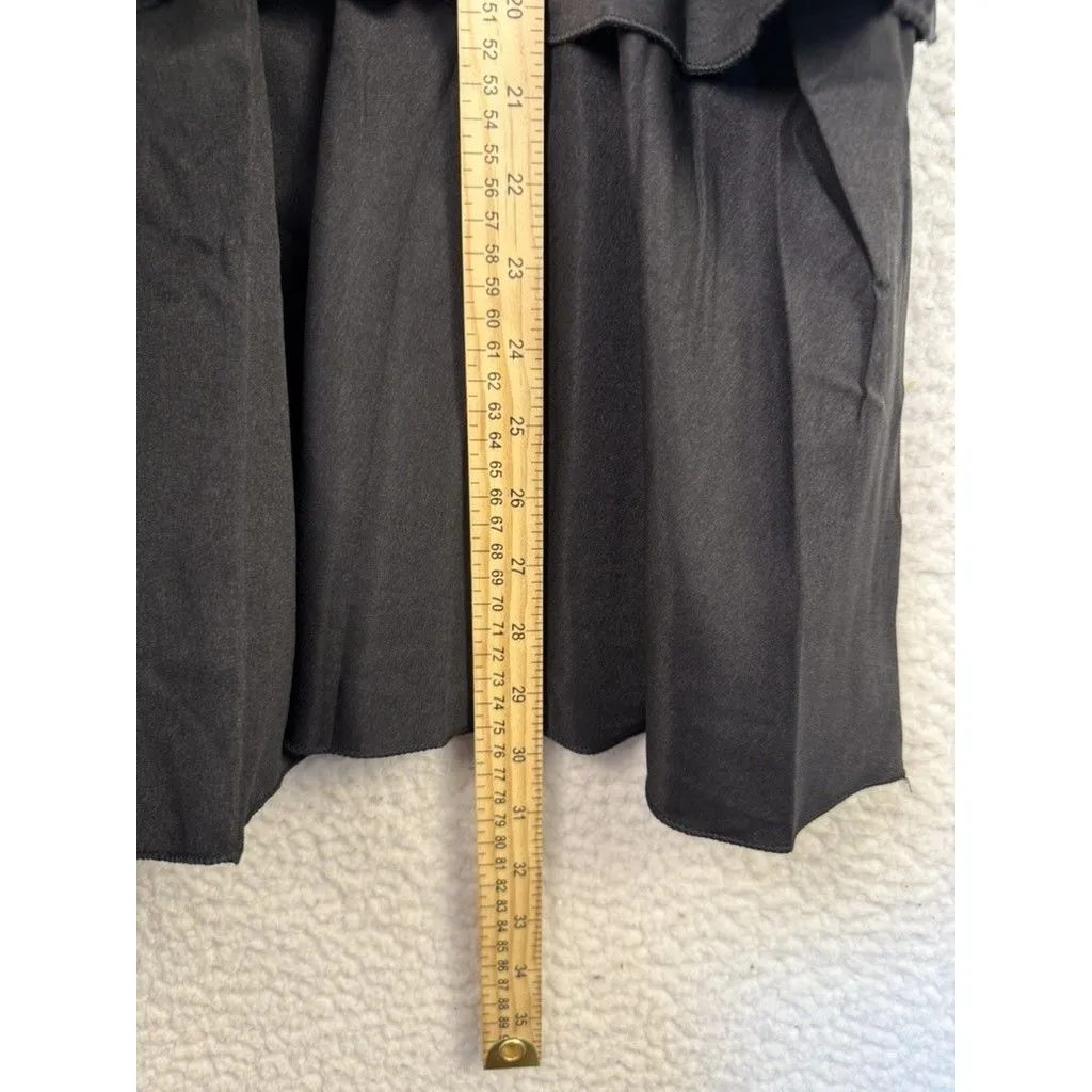 Ruffle Layered Tank Top Womens 5XL Black Adjustable‎ Strap Flowy Plus Size Chic - Image 4